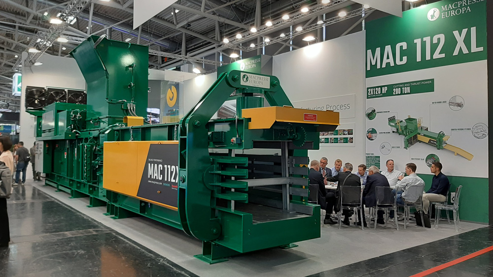 Macpresse presenta mac 112/xl a ifat fiera riciclaggio