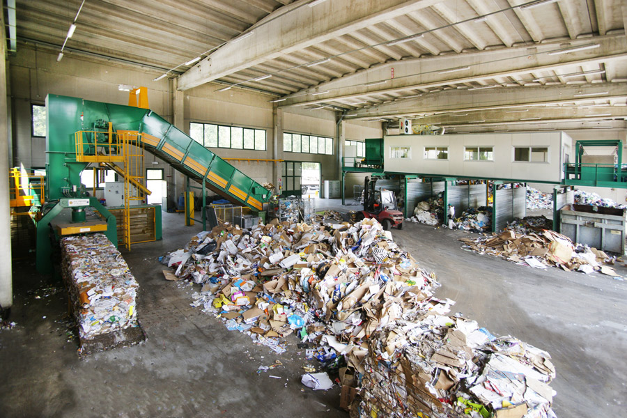 compattazione rifiuti carta macpresse